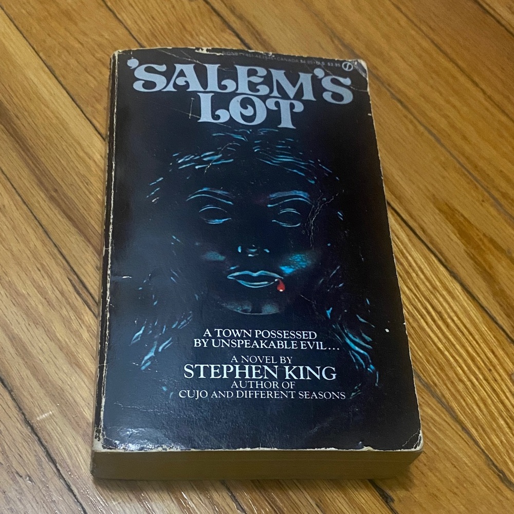 Stephen King Salem's Lot Paperback Book